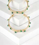 Malachite Statement Hoops