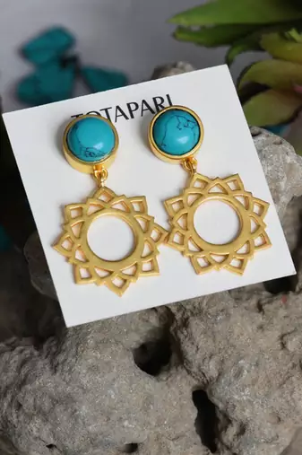 Vishuddhi Chakra Earrings