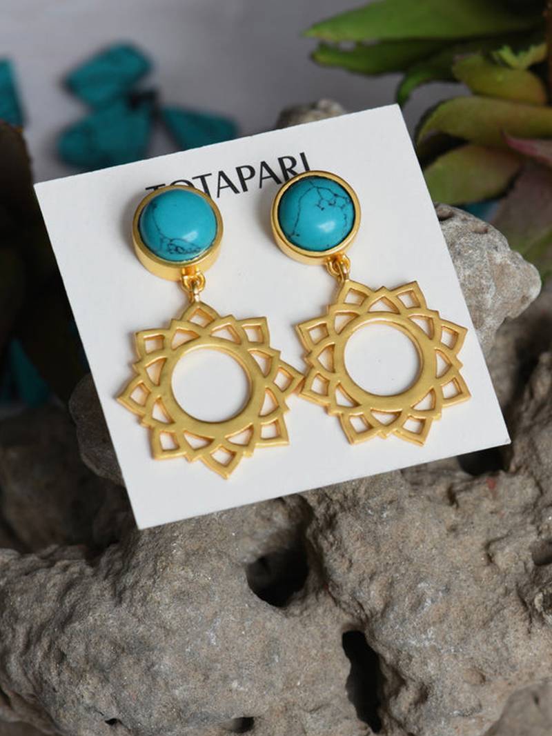 Vishuddhi Chakra Earrings