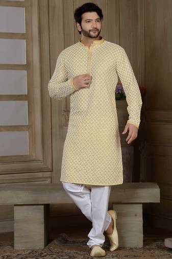 Arruga stylish golden sequins kurta pajama