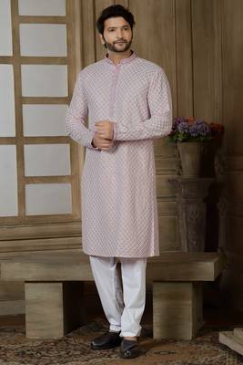 Arruga stylish golden sequins kurta pajama 1
