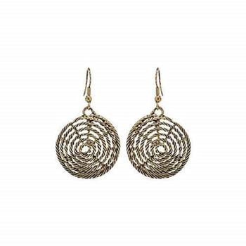 Stylish Silver Oxidised Afghani Drop Combo Earrings For Women & Girls  4