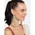 Gold Plated Alloy Kundan Stones & Pearl Earrings For Women, White (E2909W)