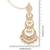Gold Plated Alloy Kundan Stones & Pearl Earrings For Women, White (E2909W)