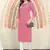 Ethnic Pink Colour Sober Casual Wear Cotton Kurti