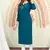 Ethnic Blue Colour Sober Casual Wear Cotton Kurti