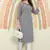 Ethnic Grey Colour Sober Casual Wear Cotton Kurti