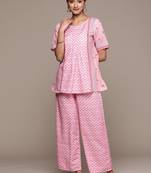 Pink Colour Ethnic Dress For Festive Mood