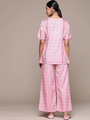Pink Colour Ethnic Dress For Festive Mood 2