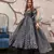 Glamorous Grey Colour Fancy And Elegant Partywear Girlish Dress