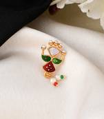 Enamelled adishakti besar nosepin