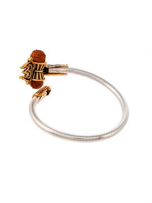 Silver gold plated shiv unisex bracelet 4