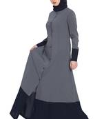 abaya kashibo multicolor plain full_sleeve