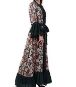 Simple Long Dress and Stylish Cardigan Combo