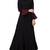 Musheco-Dual Color Designer Long Dress in Biased Cut with frills in Layers-Not An Abaya