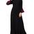 Musheco-Dual Color Designer Long Dress in Biased Cut with frills in Layers-Not An Abaya