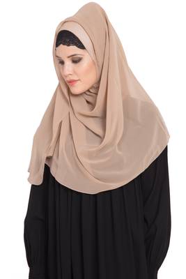 Ready To Wear- Instant Hijab With A Nose Pice 6
