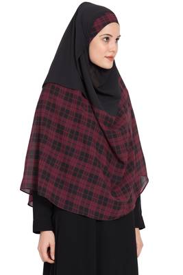 Ready to Wear-Instant Hijabs made in Super Fine Georgette 5