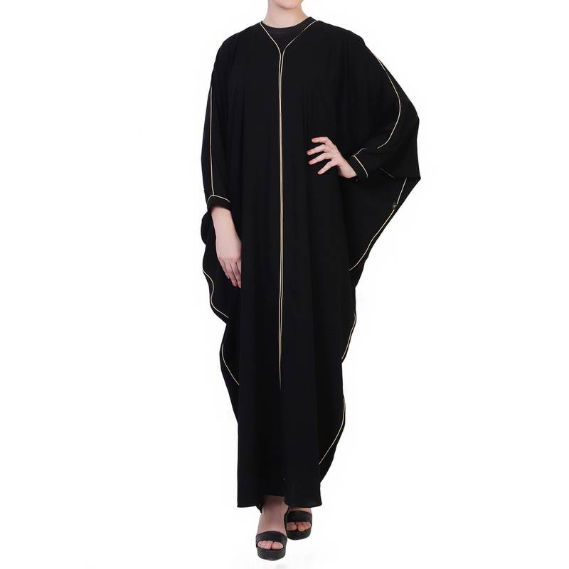 abaya kashibo multicolor plain full_sleeve