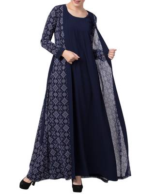 abaya kashibo multicolor plain full_sleeve 1