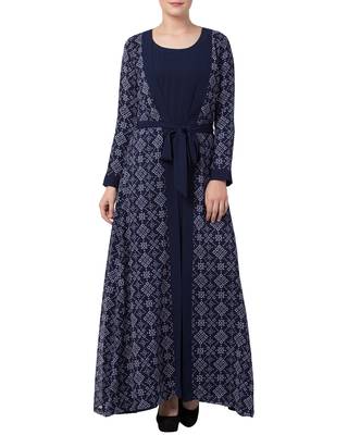 abaya kashibo multicolor plain full_sleeve 2
