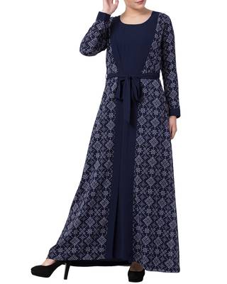 abaya kashibo multicolor plain full_sleeve 4