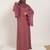 A Line Abaya With Designer Sleeves & Matching Belt