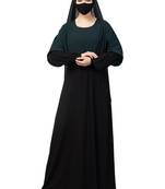 Dual Color Abaya With Designer Sleeves.