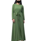 A Line Abaya With Pockets In Firdaus Fabric-Without Hijab