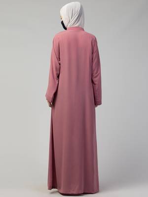 Front Open Abaya With Kimono Sleeves 2