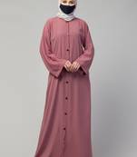 Front Open Abaya With Kimono Sleeves