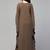 Basic Kaftan Abaya With Contrast Border-Without Hijab