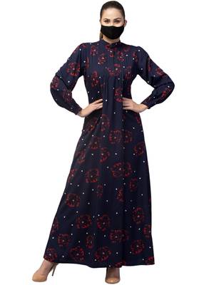 Maxi Dress With Pin Tucks and Gather 1