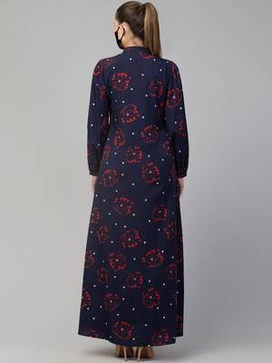 Maxi Dress With Pin Tucks and Gather 2