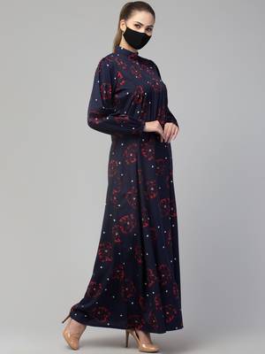 Maxi Dress With Pin Tucks and Gather 4