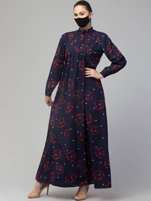 Maxi Dress With Pin Tucks and Gather 6