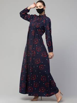 Maxi Dress With Pin Tucks and Gather 7
