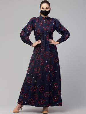 Maxi Dress With Pin Tucks and Gather 8