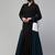 Multicolor Abaya Dress with Pleated Side Panels-Without Hijab