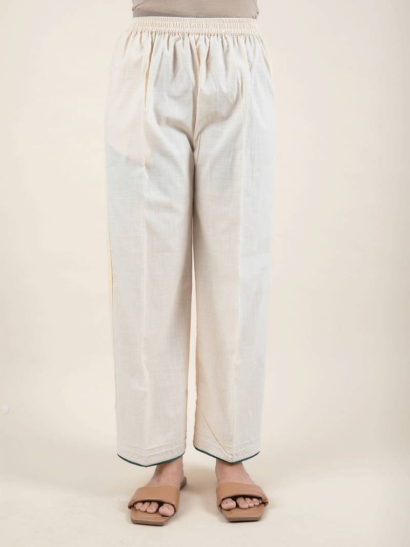 Yellow cotton peplum top with yellow paired with matching pant