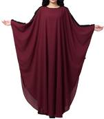abaya kashibo multicolor plain full_sleeve