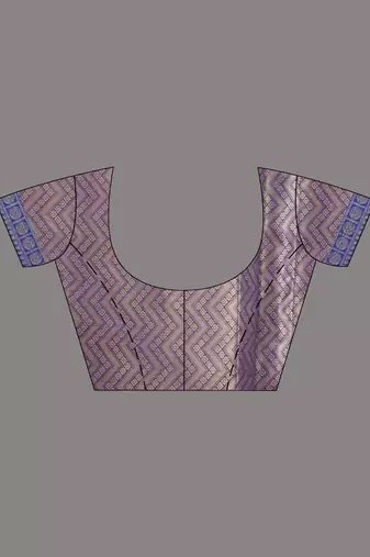 Hot Pink Cotton Blend Handwoven Saree With Texture Designs