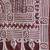Maroon Blended Silk Kantha Stitch Handwoven Saree