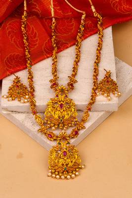 Temple Necklace Set for Festive Elegance 2