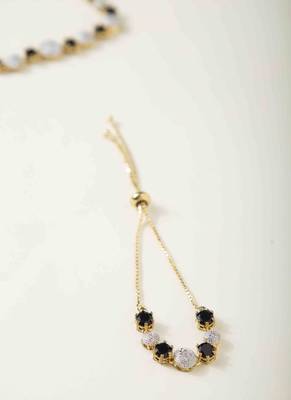 Black American Diamonds Necklace Sets 4
