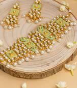 Green Kundan Necklace  Sets