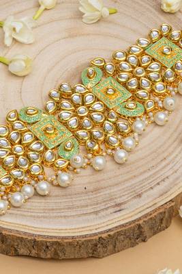 Green Kundan Necklace  Sets 5