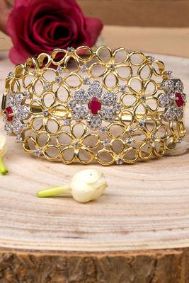 Pink Petal Flower Bracelet and Ring Set 6