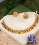 Traditional Gold Plated Necklace Set