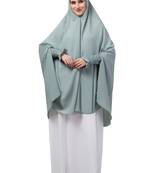 Nazneen stretchable smoking at wrist knee length Jilbab cum prayer khimar Hijab